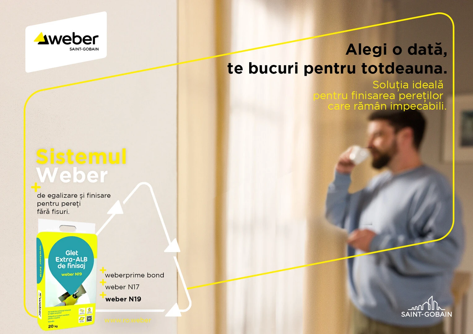 Alege finisaje de pereti Weber Alege finisaje de pereti Weber